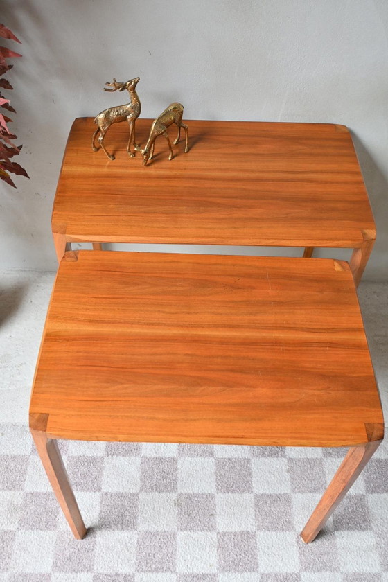 Image 1 of Juego de dos mesas auxiliares Rex Raab para Wilhelm Renz