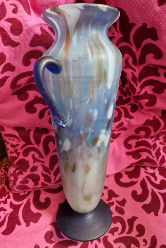 Image 1 of Vintage Murano Glass Amphora Vase