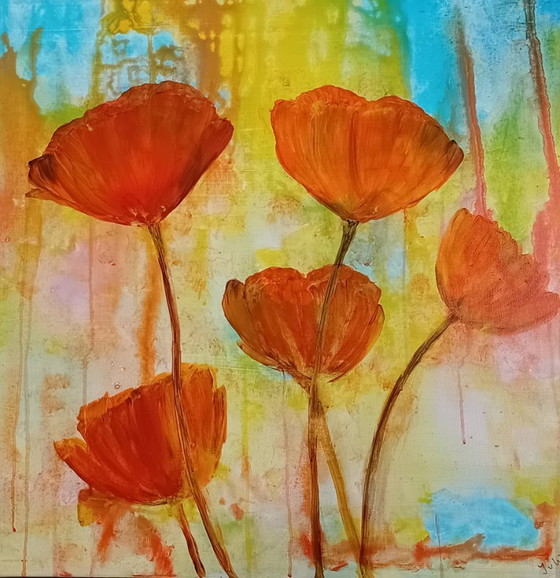 Image 1 of Poppy painting
