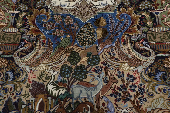 Image 1 of Tapis persan original noué à la main Kashmar Fein Paradise Design 393 x 312 cm Top condition