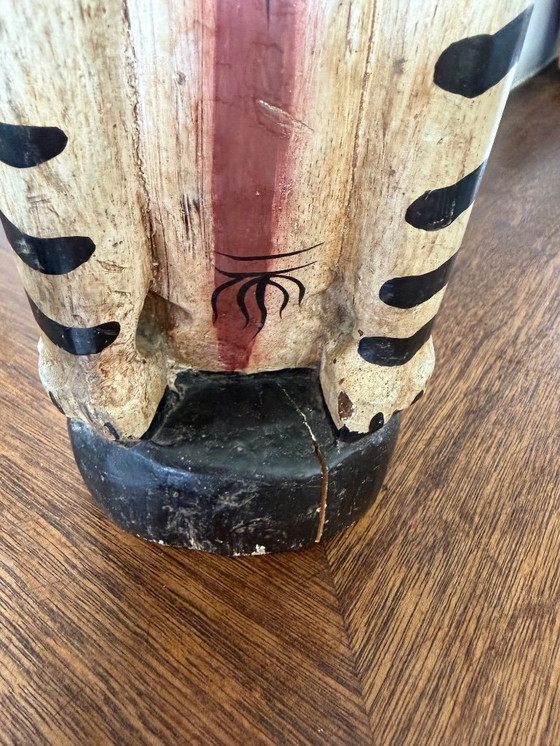 Image 1 of Vintage wooden cat