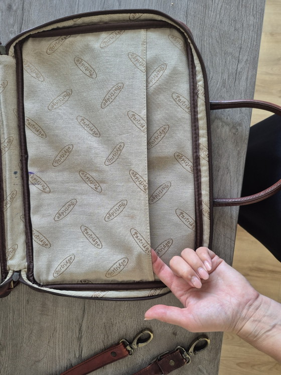 Image 1 of Sac pour ordinateur portable en cuir de perdrix