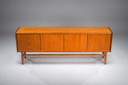 Credenza moderna di metà secolo in teak di Bartels, 1960