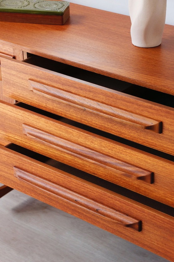 Image 1 of Enfilade Scandinave Teck Stonehill – Design Vintage 1960