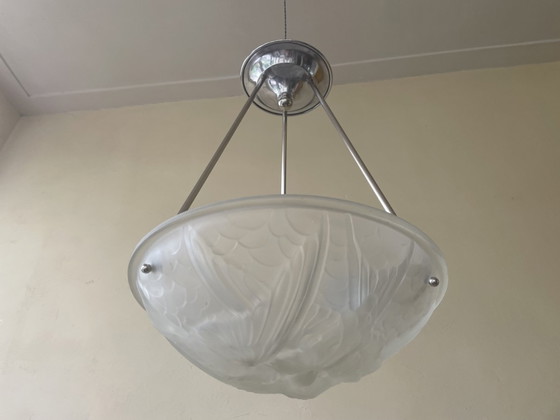 Image 1 of Art Deco 1930 Pendant Lamp French