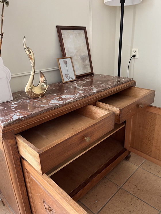 Image 1 of commode en marbre vintage