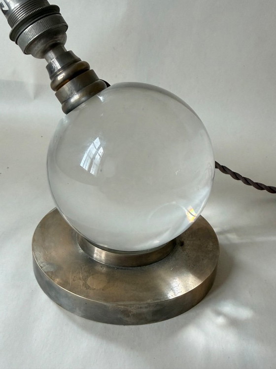 Adnet Baccarat Adjustable Lamp – Crystal, Metal (photo 3 of 5)