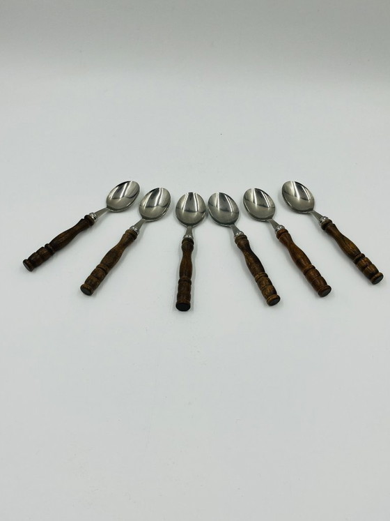 Set di posate vintage da 22 pezzi con manici effetto legno – Wood (photo 20 of 24)