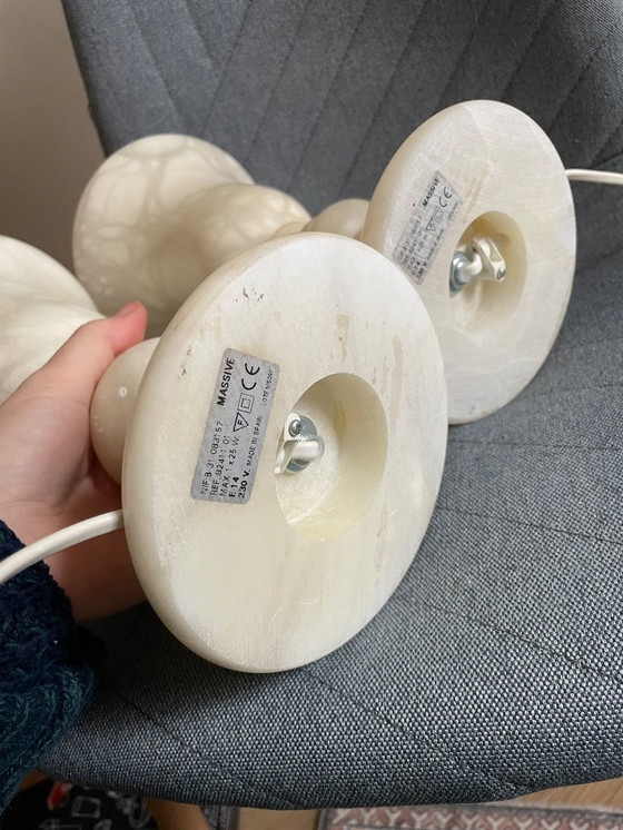 Image 1 of 2x Alabaster table lamp from Massive