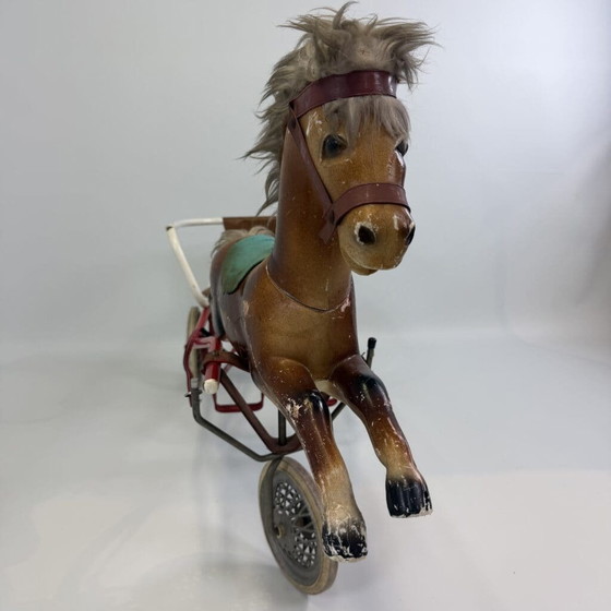 Torck pedal sulky with horse – Garden accessories, Metal, Rubber (photo 17 of 18)