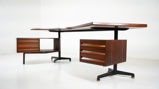 Boemerang T96 bureau door Osvaldo Borsani voor Tecno, Italië, 1960S