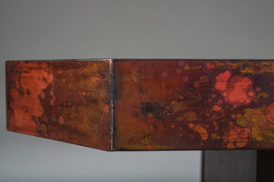 Image 1 of Tavolino vintage in rame di Bernhard Rohne, anni '70