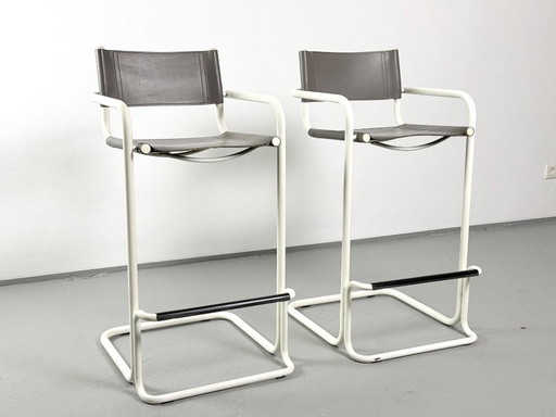 Set di due sgabelli da bar Mid-Century - Italia, ca. 1970