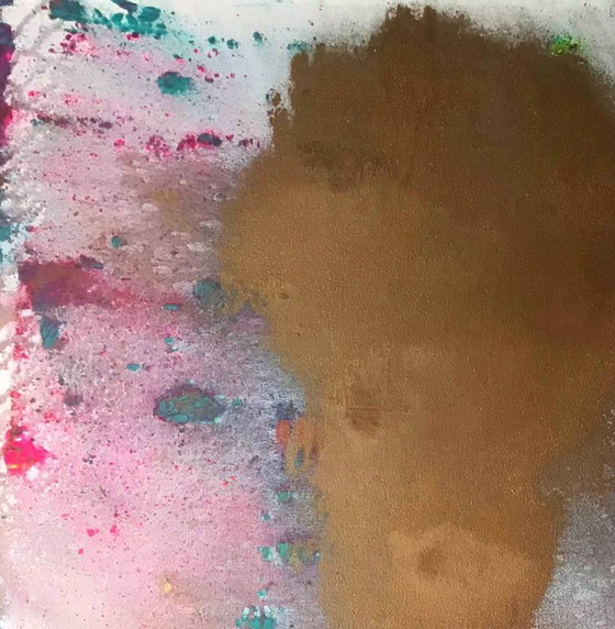 Original Acrylic Painting Abstract Expressionism Tenderness – Paintings & Drawings, Canvas (photo 4 of 7)