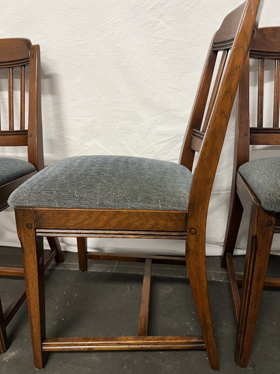 Image 1 of 4 Bannink Art Nouveau Schuitema dining chairs
