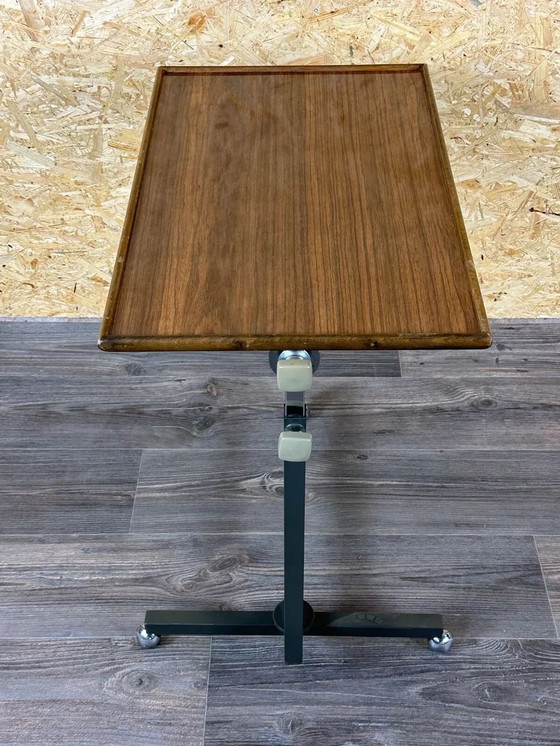 Image 1 of 60s 70s serving trolley dinette side table space age brown design