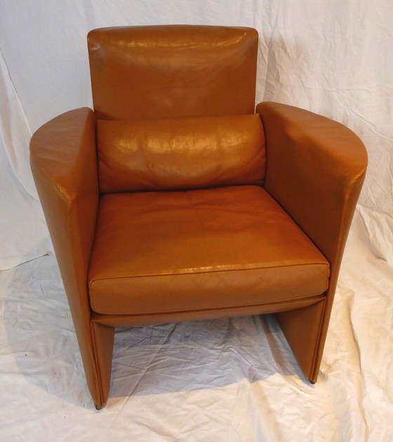 Image 1 of Cognac leather  club armchair