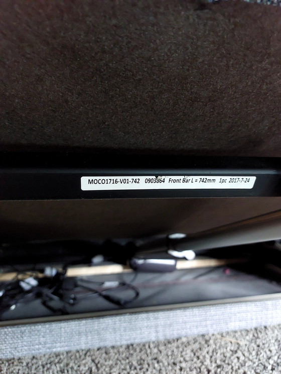 Image 1 of Divano a 3 posti in tessuto regolabile