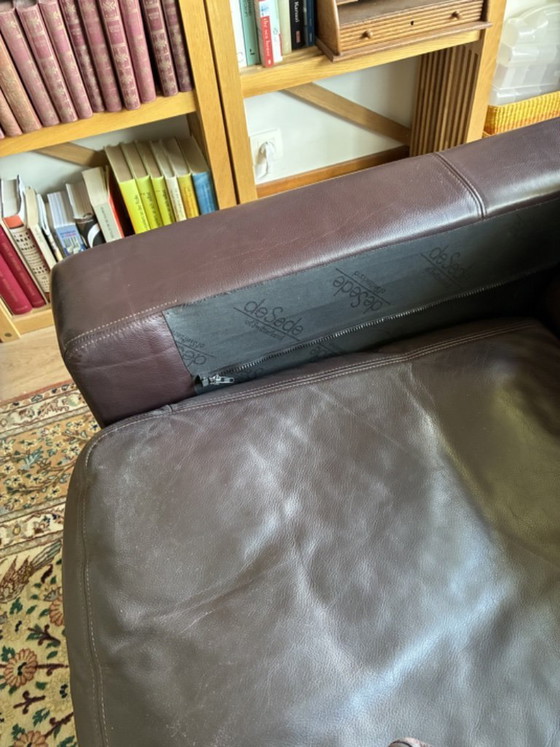 Image 1 of De Sede DS17 set van 2-zit en 3-zit 