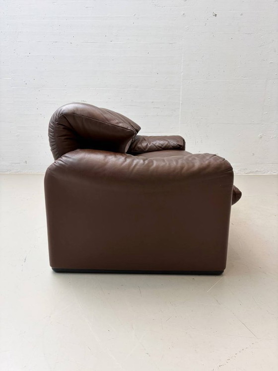 Canap&eacute; Maralunga de Vico Magistretti pour Cassina, ann&eacute;es 1970 – Canapés 2 places, Leather (photo 15 of 19)