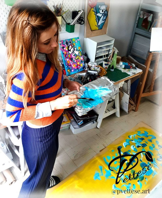 Priscilla Vettese - Adèle Love D - Artist's Painting – Paintings & Drawings, Canvas (photo 9 of 13)