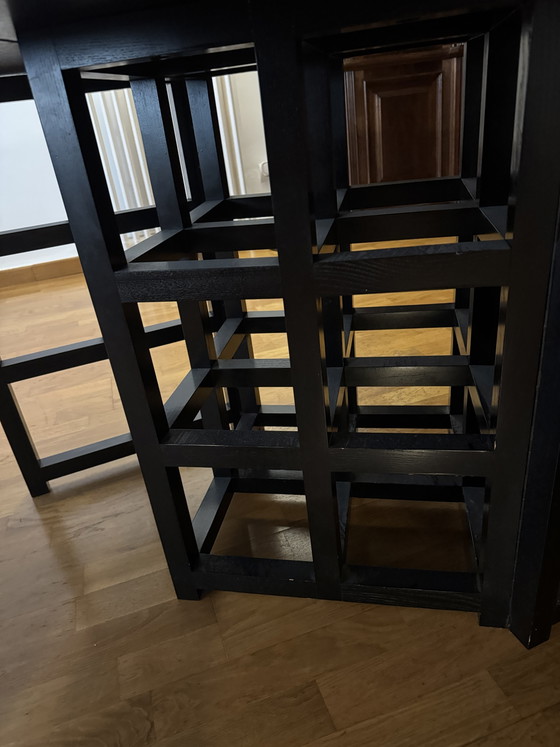 Image 1 of Cassina Mackintosh DS1 en DS3 tafel- en stoelenset