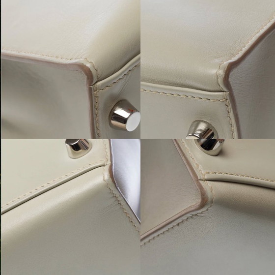 Image 1 of Borsa HERMES Kelly 32 in cuoio grigio - 103303