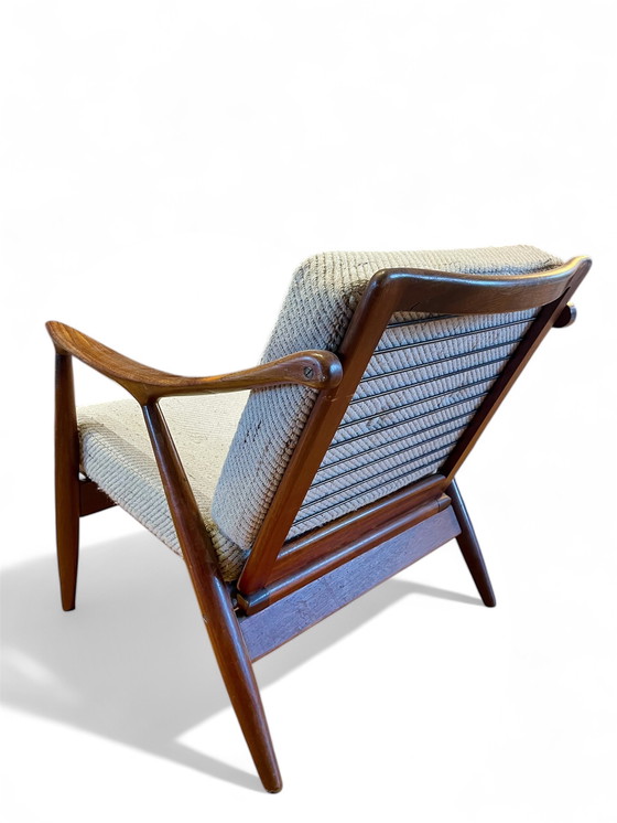 Image 1 of 1 x Poltrona in teak Frederik Kayser Vatne Mobelfabrik Norvegia 1950