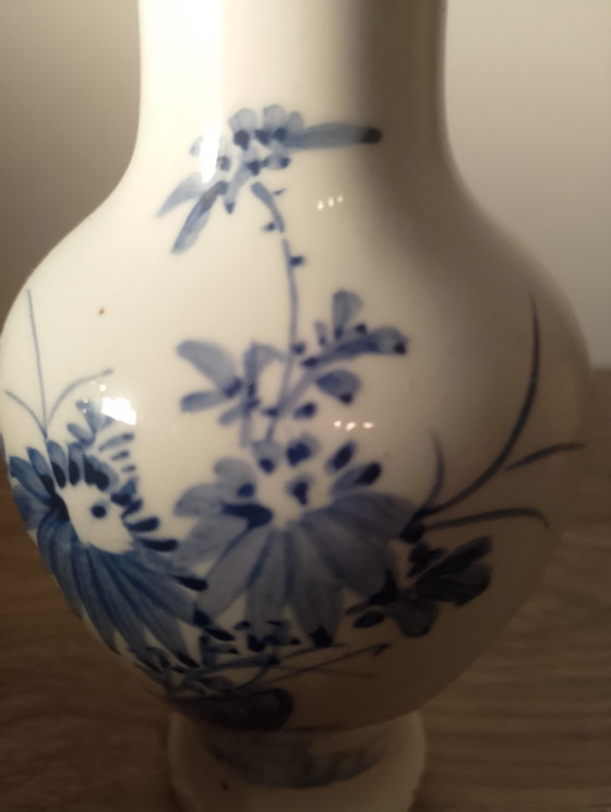 Image 1 of Rare vase en porcelaine de France style japonisant rébus républicain exposition universelle 1900 état de cabinet 