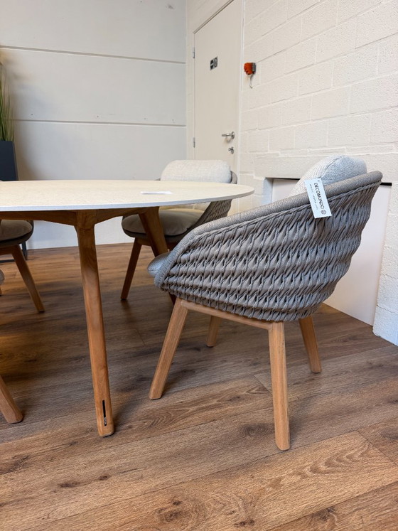 Ensemble de 4 chaises de jardin Sandua et table de jardin Torsa - Manutti - Mobilier de jardin (photo 5 of 7)