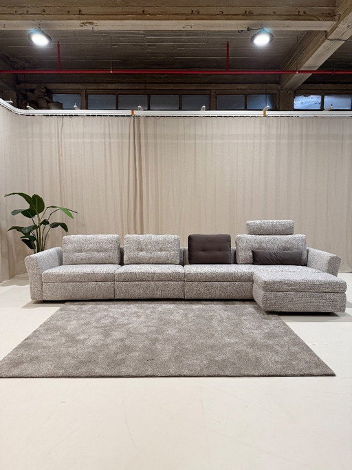 Canapé Moome Bas avec pouf et fonction relaxation