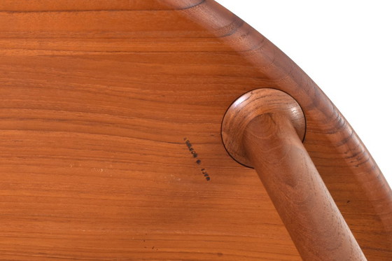 Image 1 of Midden-eeuwse teakhouten salontafel van Rolf Rastad & Adolf Relling voor Gustav Bahus, jaren 60.