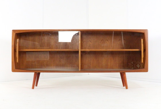 Image 1 of Credenza Dyrlund Vitrine Credenza 'Simested' vintage