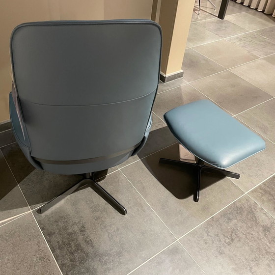 Image 1 of Poltrona reclinabile FSM Rex con pouf