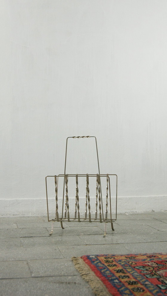 Image 1 of Vintage tijdschriftenrek