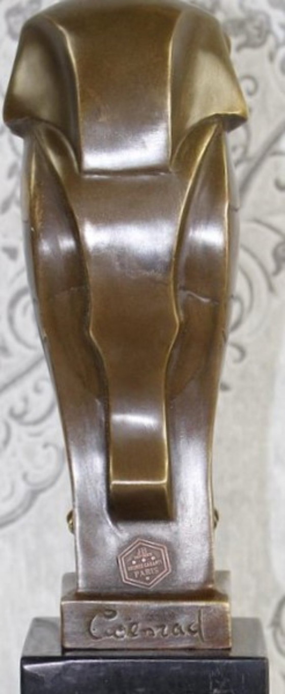 Image 1 of Bronze Johan Altorf owl statue