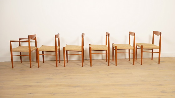 Image 1 of 6 x dining chair | Bramin | H.W. Klein | Teak | Restored