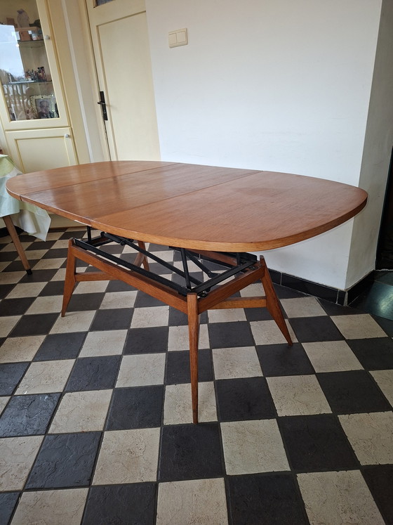 Image 1 of Table basse/salle à manger Smørrebrød Danemark années 1960