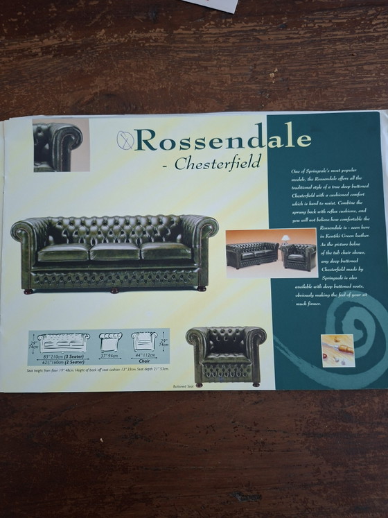 Chesterfield Spingvale Rossendale 1, 2 e 3 Posti – Zona salotto, Leather, Wood (photo 11 of 11)