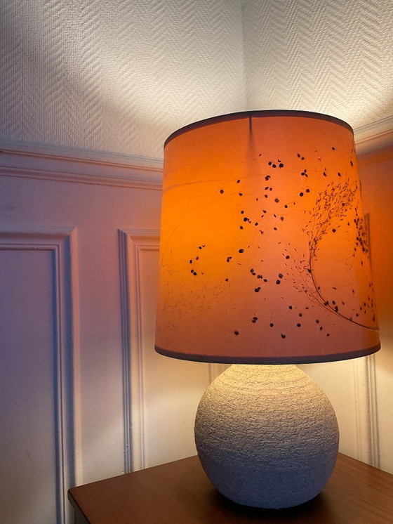 Image 1 of Handcrafted ceramic table lamp – France – circa 1950