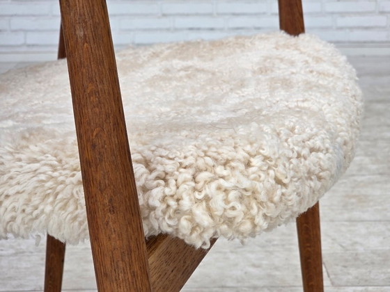 Image 1 of 1960s, Danish design by Erik Kirkegaard, model 43, genuine sheepskin.