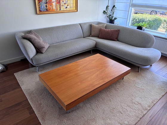 Couchtisch aus Kirschholz, Couchtische, Chrom, Braun (Foto 6 von 12)