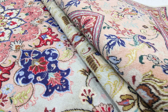 Image 1 of Origineel handgeknoopt Perzisch tapijt Tabriz 40 Raj Fijn 387 X 300 Cm Topconditie