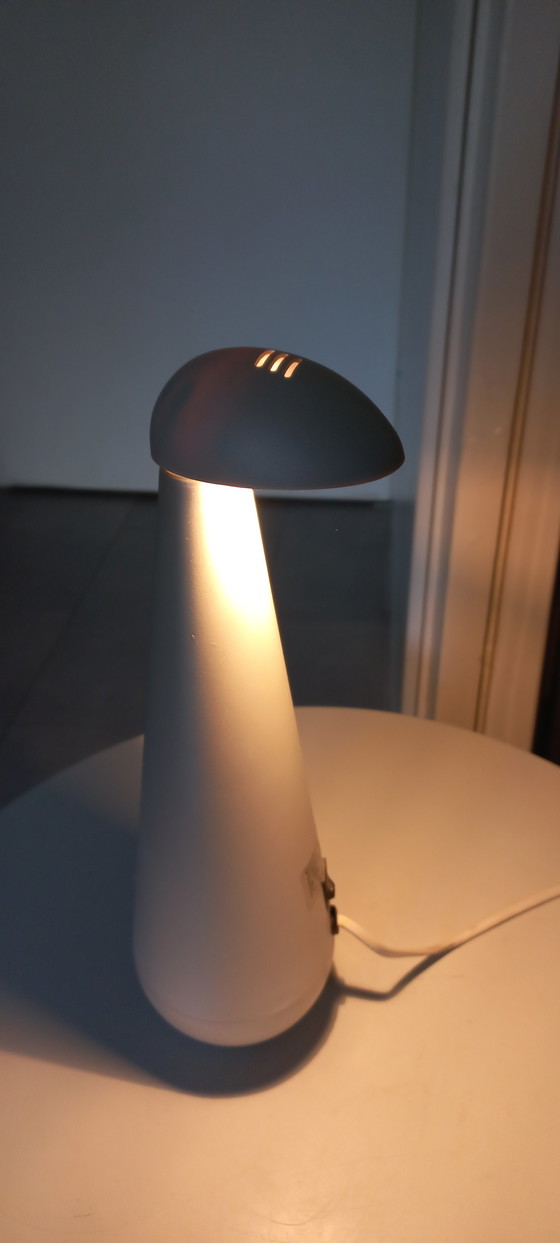 Vintage Postmodern "Penguin" Table Lamp Massive Belgium 1990s – Metal, Plastic (photo 7 of 8)