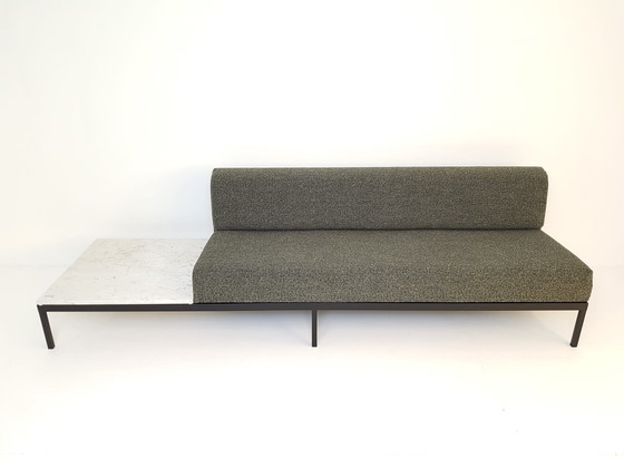 Vintage Artifort 070 Kho Liang Le Bank Marmer Tafel De Ploeg – 3-5 zitsbanken, Marble, Metal (photo 3 of 15)