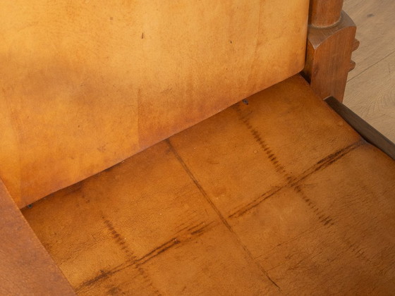 Brutalistische vintage safarifauteuil – Leather, Wood (photo 7 of 8)