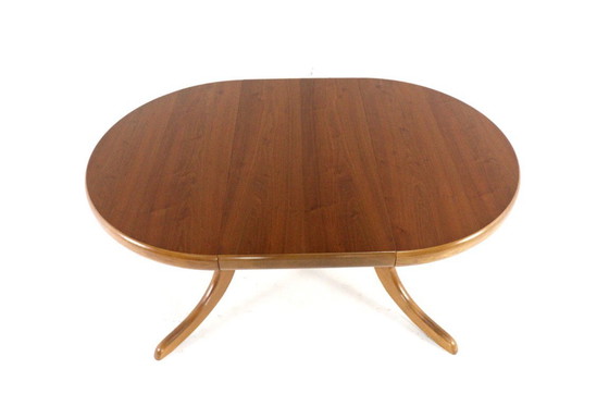 Image 1 of Compact 2x extendable dining table 'Mannheim' vintage