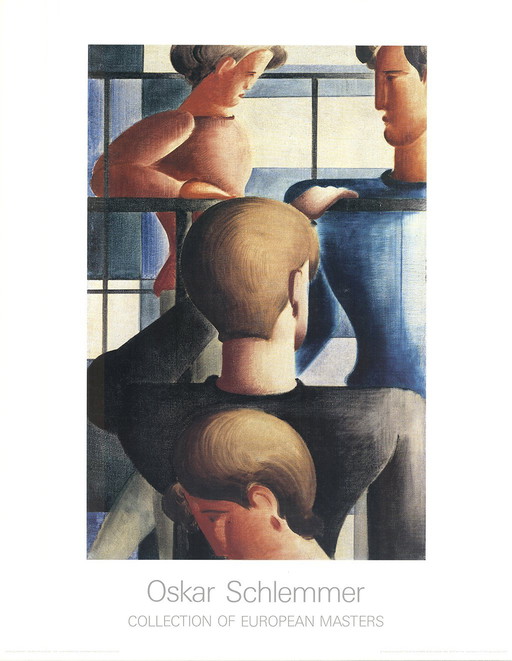 Schlemmer, Oskar - Gruppe Am Geländer - Collection Of European Masters