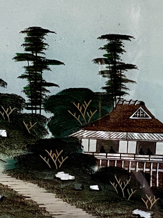 Pittura su vetro rovesciato fine XIX secolo – Dipinti e disegni (photo 4 of 15)