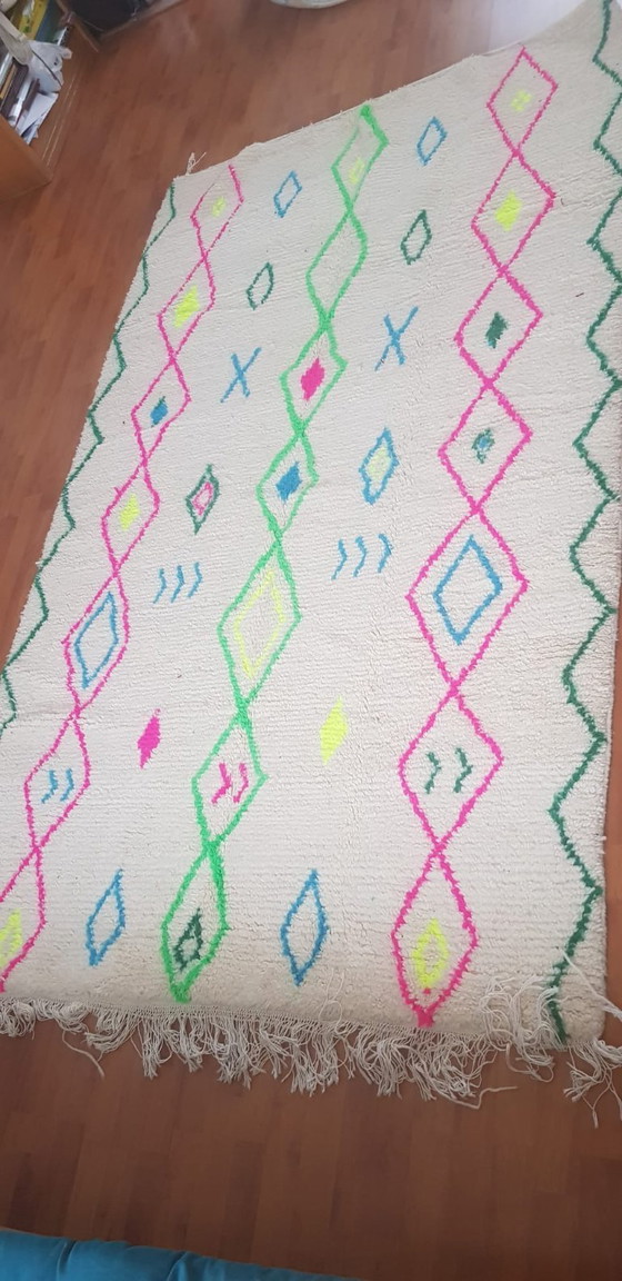 Image 1 of Handgeknoopt Berber kleed wol 243x149cm